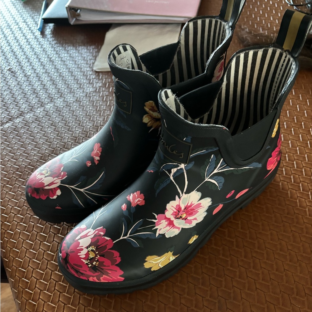 Joules rain booties size 10 - WELLIBOB